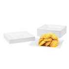 Karat Earth 6   x 6    Pfas Free Bagasse Square Plate  White - 500 Pcs ke-bps06-1cff