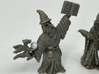 Pewter Wizard Figurines Set Of 3 Spoontiques Mwfp Crystal Ball Apprentice 2-2 5   