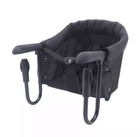 Athradies Black Baby Hook Clip High Chair Portable Feeding Seat Folds Flat W mat