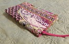 Vera Bradley Paperback Book Cover Quilted Pink Purple Paisley 5 x7 5 