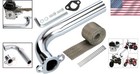 Exhaust Header Pipe For Predator 212 224cc Engines With Heat Shield Tape