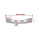 Front Bumper Assembly Compatible With 2011-2022 Kenworth T680 W two Tow  cust   