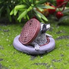 Miniature Fairy Garden Raccoon Peeping Out Of Manhole - Buy 3 Save  5
