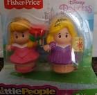 Fisher-price Little People Disney Princess Aurora And  Rapunzel 