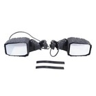 Utv Side Mirrors With Led Lights 1 75 - 2  Polaris Rzr Can-am Maverick X3 Honda