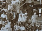 1903 Germany Pier beach Scene Postcard Rppc To Berlin  Faces Of The Past 