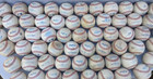 Set Of 60 Used Rawlings Minor League Baseballs