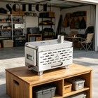Sotech Foldable Stainless Steel Camping Wood Stove Wood Burning Stove