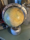 Vintage Replogle Model World Map With Meridian Rotating Rings