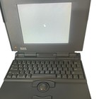 Rare Apple Macintosh Powerbook 180c Vintage Laptop Blue Bottom Tested W  Extras