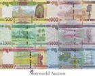 Guinea Set 6 Pcs - 500 1000 - 20000 Francs 2015 - 2022 P 49a 49 48a 48 50 52 Unc