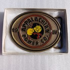 Reddy Kilowatt Belt Buckle Vintage 1987 Oval Buckle Appalachian Power Co  Apco