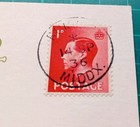 1936 King Edward Viii 1d Red Postcard Fdc Ruislip 14 Sp