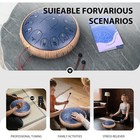 Steel Tongue Drum 12 Inches 13 Notes Handpan Drum  C Major Tongue Drum For Adult