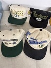  8  Vintage Green Bay Packers Rare  Snapback Hat Caps Lot  3