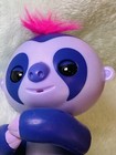 Wowwee Fingerlings 2tone Sloth -  marge  Interactive Baby Pet  purple   untested
