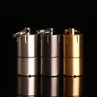 Mini Compact Kerosene Lighter Key Chain Capsule Gasoline Inflated Keychain Gifts