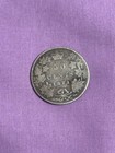 1871 Canada 50 Cents Silver Coin Circulated