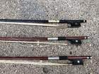 Lot Of  3  4 4 Full Size Violin Bow Need To Be Re Haired Make Offer 