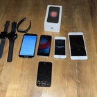 Apple Samsung Lg Mixed Lot Iphone Galaxy Smartphones   Smartwatches For Parts