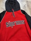 Hbo The Sopranos Red black Pullover Hoodie Hooded Sweatshirt Size 3xl