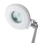 Foldable Floor Standing Magnifier Lamp 10x Glass Lens With Light For Beauty