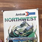 Vintage Original 1970 Amtrak Travel Poster Northwest By David Klein 39 5    Deer