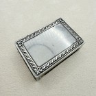 Vintage 925 Sterling Silver Match Box Holder Engrave-able Gift Accessory