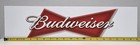 New Budweiser Beer Floor Stand Pricer Advertisement Plastic Sign 20 x5 25 