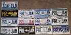 Pearl Jam License Plate Complete Set Of 27 Plates  us  Europe  Australia 