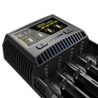 Nitecore Sc4 4 Bay Battery Charger Led Display 18350 18650 21700 26650 Aa Aaa