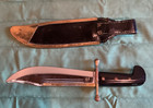 Vintage Case Xx Usa 1836 Bowie Knife With Original-style Leather Sheath