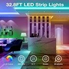 Led Strip Lights 32 8ft Kit With Remote And Power Supply Color Changing