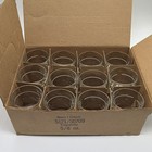 Restaurant Quality 5 8oz  Libbey Clear Shot Glass White Line Brand New  12 