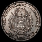 El Salvador - 1 Peso - 1909 - Km 115 2 - Item  1 - Silver  900 - 0 723 Asw