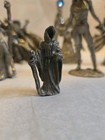 Vtg Pewter Fantasy Figures Lot Spoontiques Wizard Warrior Princess Girl 