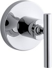 Kohler T14491-4-cp Purist Transfer Valve Trim With Lever Handle- Polished Chrome