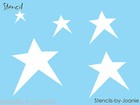 Annie Stars Stencil Prim Country Art Furniture Canvas Diy Farmhouse Signs Joanie