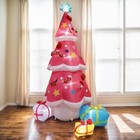 Inflatable Christmas Tree With Gift Boxes With Led Lights For Party Holiday Xmas
