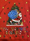 Vintage Holiday Time Christmas I Believe In Santa Ugly Red Sweatshirt Size Large