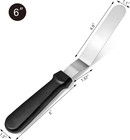  Angled Icing Spatula  11-inch Overall  Silver
