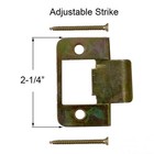 Therma-tru Adjustable Strike Plate 2-1 4  Residential Single Or Double Door