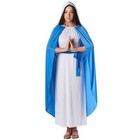 Women s Virgin Mary Costume Adult Religious Nativity Play Christmas Dress Xs-2xl