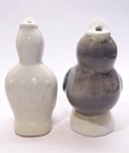 2 Pie Bird Vents     Mason Cash Bird   Red Envelope Chubby Gray