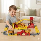 Construction Truck Track Set Mining Playset Dump Truck Excavator Crane Toy Kids