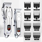 Professional Hair Cut Machine Barber Salon Cutting Trimmer Clipper Kit Set