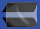 Showgard Stamp Mount Size 96 264 Mm - Black - Pack Of 5   96x264 96 Mm   Strip