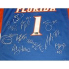2006-07 Florida Gators Team Autographed Florida Gators  blue  1  Jersey