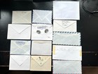 Greece 1990s Interesting Lot Of  13 Commercial Covers To Usa  1 Registered