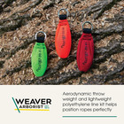 Throw Line And Weighted Throw Bag Kit  150 Ft Polyethylene Tree Climbing Rope 16